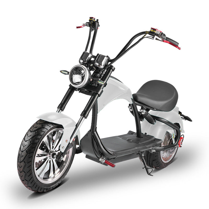 CP-4 Plus 60V 3000W white Electric Moped Citycoco
