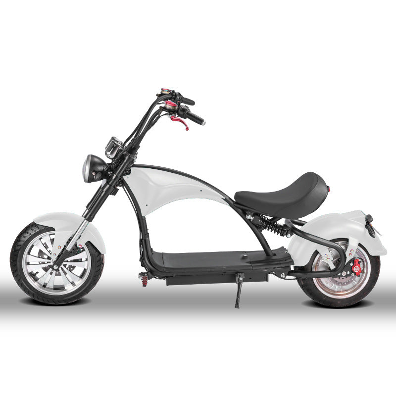 CP-4 Plus 60V 3000W white Electric Moped Citycoco